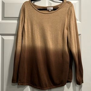 Brown Ombré Sweater